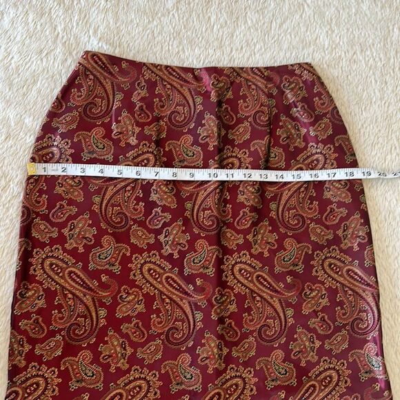 Xscape paisley formal maxi skirt size 8 - Picture 11 of 16